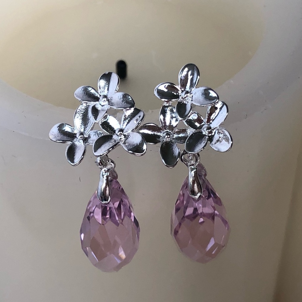 2 for 1 Silver / Austrian crystal